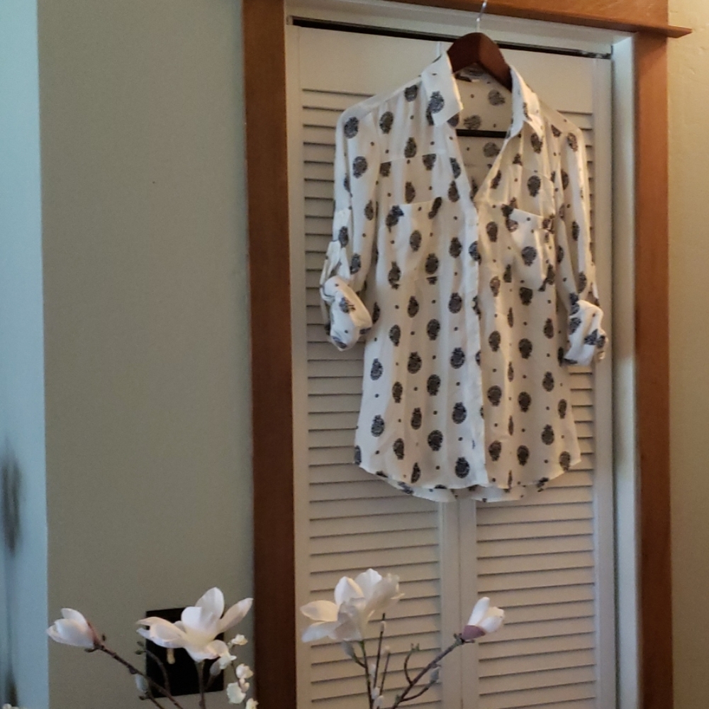 Express Paisley Print Blouse